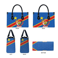 Africa DR of the Congo Personalized Leather Bag Flag Style