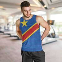 Democratic Republic of the Congo Personalized Men Tank Top Flag Style - Wonder Print Shop