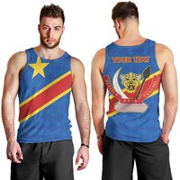 Democratic Republic of the Congo Personalized Men Tank Top Flag Style - Wonder Print Shop