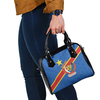 Democratic Republic of the Congo Personalized Shoulder Handbag Flag Style - Wonder Print Shop