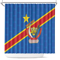 Democratic Republic of the Congo Personalized Shower Curtain Flag Style - Wonder Print Shop