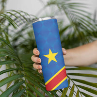 Democratic Republic of the Congo Personalized Skinny Tumbler Flag Style - Wonder Print Shop