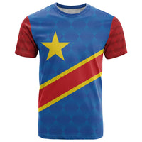 Democratic Republic of the Congo Personalized T Shirt Flag Style - Wonder Print Shop