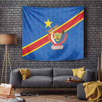 Democratic Republic of the Congo Personalized Tapestry Flag Style - Wonder Print Shop