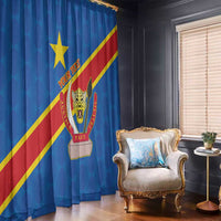 Democratic Republic of the Congo Personalized Window Curtain Flag Style - Wonder Print Shop