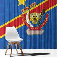 Democratic Republic of the Congo Personalized Window Curtain Flag Style - Wonder Print Shop