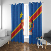 Democratic Republic of the Congo Personalized Window Curtain Flag Style - Wonder Print Shop