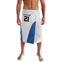 DR Congo Football Custom Lavalava White Leopard Skin Pattern - Wonder Print Shop