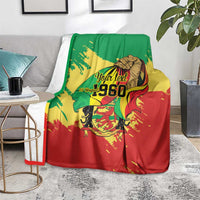 Republic of The Congo Independence Day Personalized Blanket Congo-Brazzaville Since 1960 - Wonder Print Shop