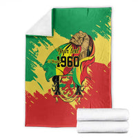Republic of The Congo Independence Day Personalized Blanket Congo-Brazzaville Since 1960 - Wonder Print Shop