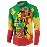 Republic of The Congo Independence Day Personalized Button Sweatshirt Congo-Brazzaville Since 1960 - Wonder Print Shop