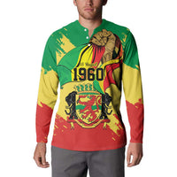 Republic of The Congo Independence Day Personalized Button Sweatshirt Congo-Brazzaville Since 1960 - Wonder Print Shop