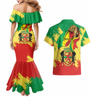Republic of The Congo Independence Day Personalized Couples Matching Mermaid Dress and Hawaiian Shirt Congo-Brazzaville Since 1960 - Wonder Print Shop