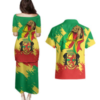 Republic of The Congo Independence Day Personalized Couples Matching Puletasi and Hawaiian Shirt Congo-Brazzaville Since 1960 - Wonder Print Shop