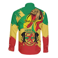 Republic of The Congo Independence Day Personalized Long Sleeve Button Shirt Congo-Brazzaville Since 1960 - Wonder Print Shop