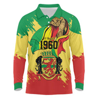 Republic of The Congo Independence Day Personalized Long Sleeve Polo Shirt Congo-Brazzaville Since 1960 - Wonder Print Shop