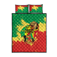 Republic of The Congo Independence Day Personalized Quilt Bed Set Congo-Brazzaville Since 1960 - Wonder Print Shop