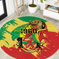 Republic of The Congo Independence Day Personalized Round Carpet Congo-Brazzaville Since 1960 - Wonder Print Shop