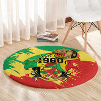 Republic of The Congo Independence Day Personalized Round Carpet Congo-Brazzaville Since 1960 - Wonder Print Shop
