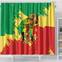 Republic of The Congo Independence Day Personalized Shower Curtain Congo-Brazzaville Since 1960 - Wonder Print Shop