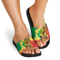 Republic of The Congo Independence Day Personalized Slide Sandals Congo-Brazzaville Since 1960