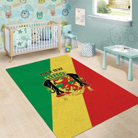 Republic of The Congo Personalized Area Rug Simple Flag Style - Wonder Print Shop