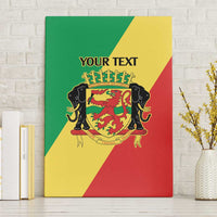 Republic of The Congo Personalized Canvas Wall Art Simple Flag Style - Wonder Print Shop
