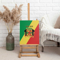 Republic of The Congo Personalized Canvas Wall Art Simple Flag Style - Wonder Print Shop