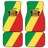 Republic of The Congo Personalized Car Mats Simple Flag Style - Wonder Print Shop