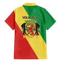 Republic of The Congo Personalized Family Matching Mermaid Dress and Hawaiian Shirt Simple Flag Style - Wonder Print Shop