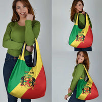 Republic of The Congo Personalized Grocery Bag Simple Flag Style - Wonder Print Shop