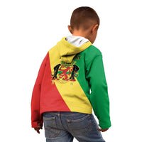Republic of The Congo Personalized Kid Hoodie Simple Flag Style - Wonder Print Shop