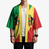 Republic of The Congo Personalized Kimono Simple Flag Style