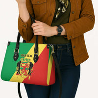 Republic of The Congo Personalized Leather Bag Simple Flag Style