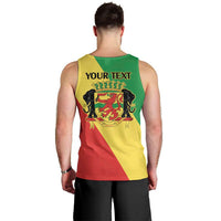 Republic of The Congo Personalized Men Tank Top Simple Flag Style - Wonder Print Shop