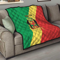 Republic of The Congo Personalized Quilt Simple Flag Style - Wonder Print Shop