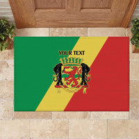 Republic of The Congo Personalized Rubber Doormat Simple Flag Style - Wonder Print Shop