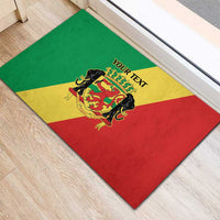 Republic of The Congo Personalized Rubber Doormat Simple Flag Style - Wonder Print Shop