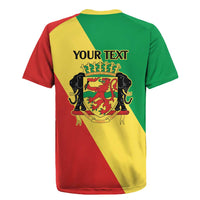Republic of The Congo Personalized Rugby Jersey Simple Flag Style - Wonder Print Shop