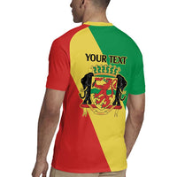 Republic of The Congo Personalized Rugby Jersey Simple Flag Style - Wonder Print Shop