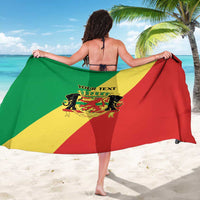 Republic of The Congo Personalized Sarong Simple Flag Style - Wonder Print Shop