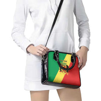 Republic of The Congo Personalized Shoulder Handbag Simple Flag Style - Wonder Print Shop