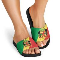 Republic of The Congo Personalized Slide Sandals Simple Flag Style