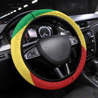 Republic of The Congo Steering Wheel Cover Simple Flag Style - Wonder Print Shop
