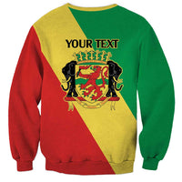 Republic of The Congo Personalized Sweatshirt Simple Flag Style - Wonder Print Shop