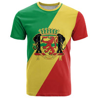 Republic of The Congo Personalized T Shirt Simple Flag Style - Wonder Print Shop