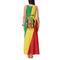 Republic of The Congo Personalized Tank Maxi Dress Simple Flag Style - Wonder Print Shop