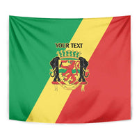 Republic of The Congo Personalized Tapestry Simple Flag Style - Wonder Print Shop