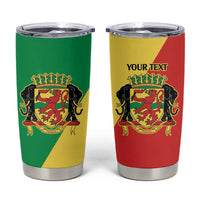 Republic of The Congo Personalized Tumbler Cup Simple Flag Style - Wonder Print Shop