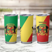 Republic of The Congo Personalized Tumbler Cup Simple Flag Style - Wonder Print Shop